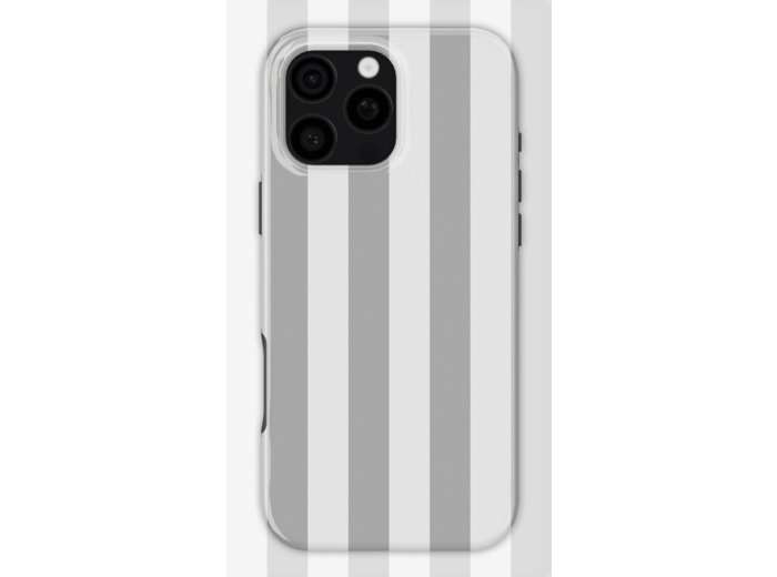 Grey Stripes Case | Coque de téléphone 3D 2en1 Ultra-résistante
