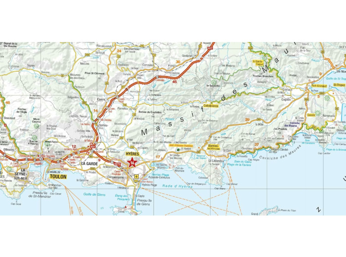 PROVENCE ALPES COTE D'AZUR 1 : 275.000 - MARCO POLO HIGHLIGHTS