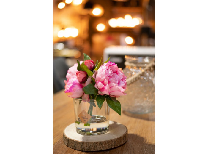 Bouquet De Pivoines - Rose Foncé