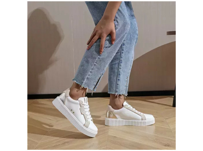 R407- Basket Moow Creepers (T36-T41) (blanc)
