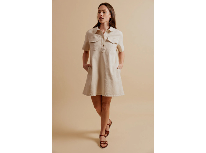 Adeline - Robe Beige