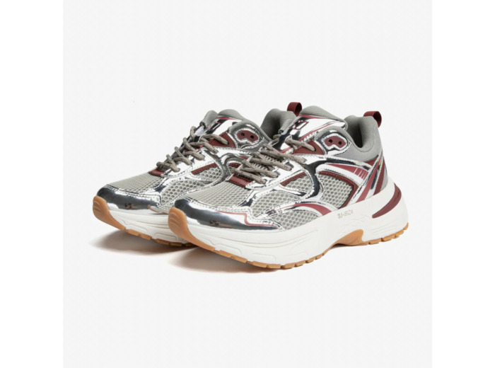 Sport Athletic  Ibiza - Silver / Dark Red - SJ