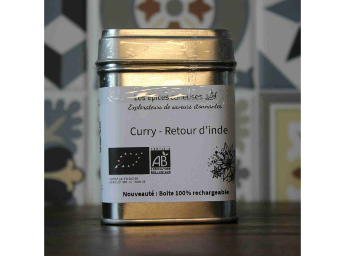 Assemblage Curry le retour d'inde - 40G - Boite métal