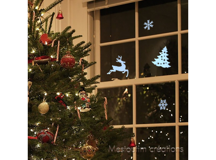 Décor vitre repositionnable