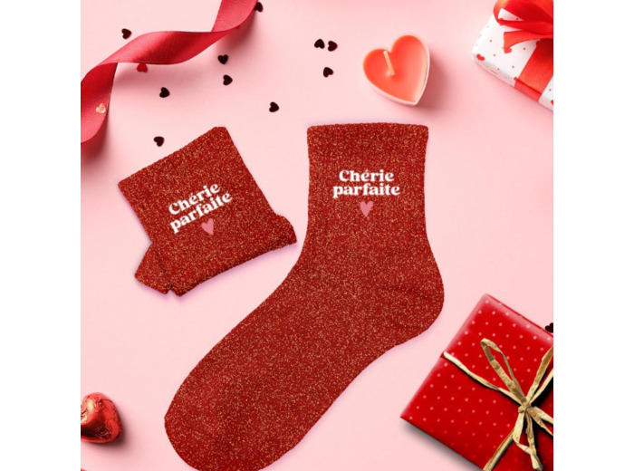 Chaussettes paillettes Chérie parfaite