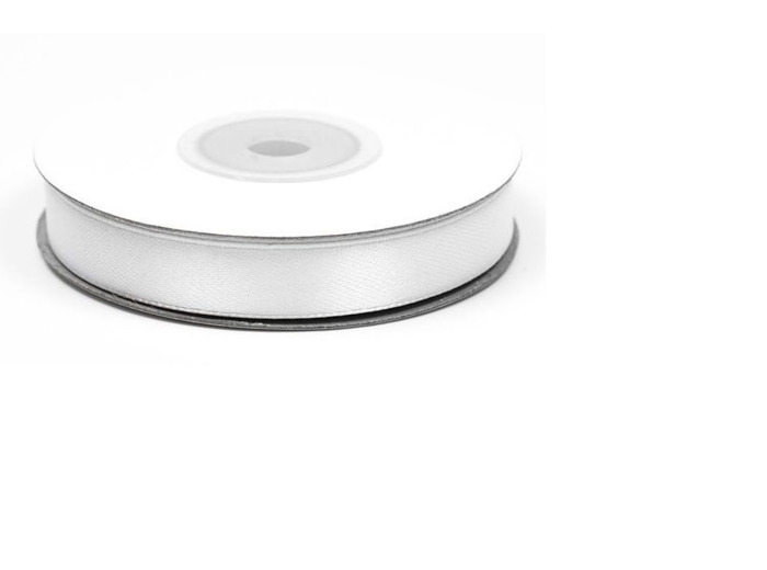 Ruban satin blanc 029 largeur 12 mm