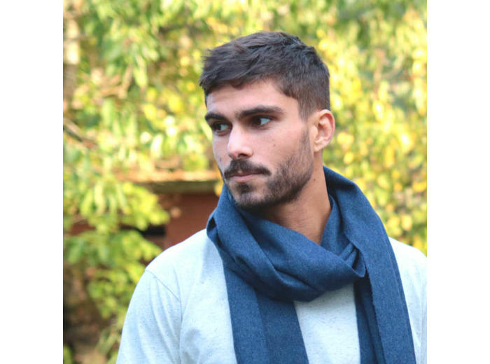 Echarpe traditionnelle Mérinos/Cachemire - Hugo