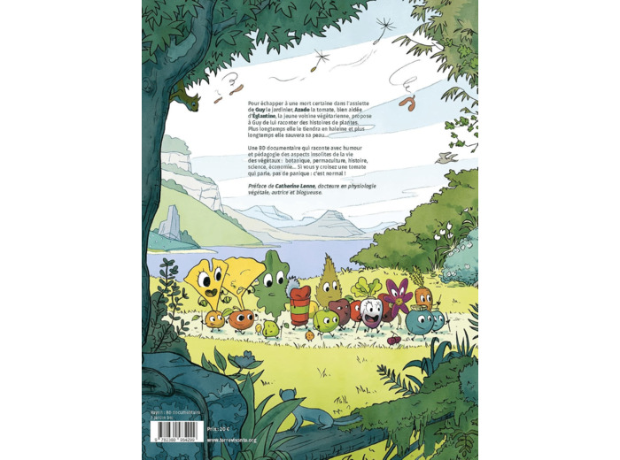 LA FOLLE HISTOIRE DES PLANTES - TOME 1 - LA BD QUI NE RACONTE PAS DE SALADES