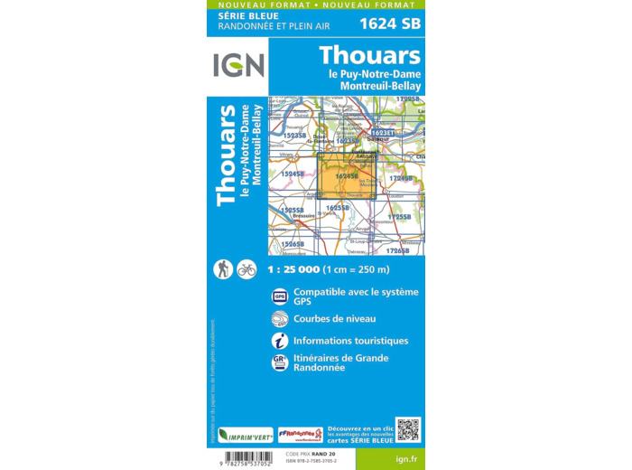 1624SB THOUARS LE PUY-NOTRE-DAME MONTREUIL-BELLAY