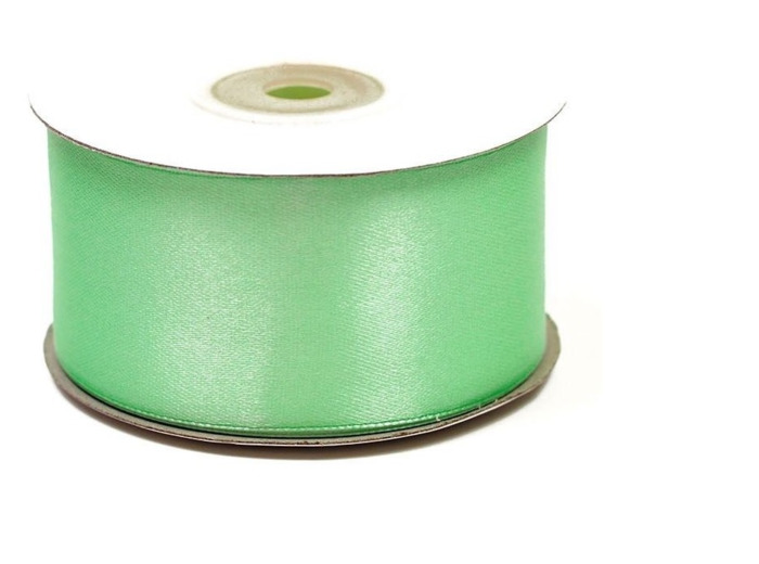 Ruban satin 38 mm de large bobine de 25 m mint ref 513