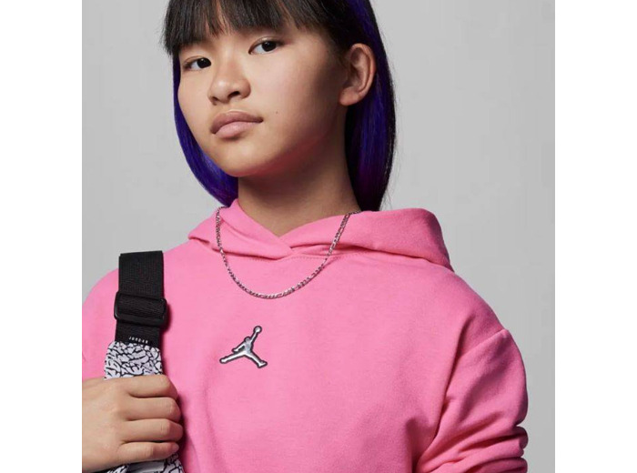 Sweat à Capuche Jordan Fille Pink