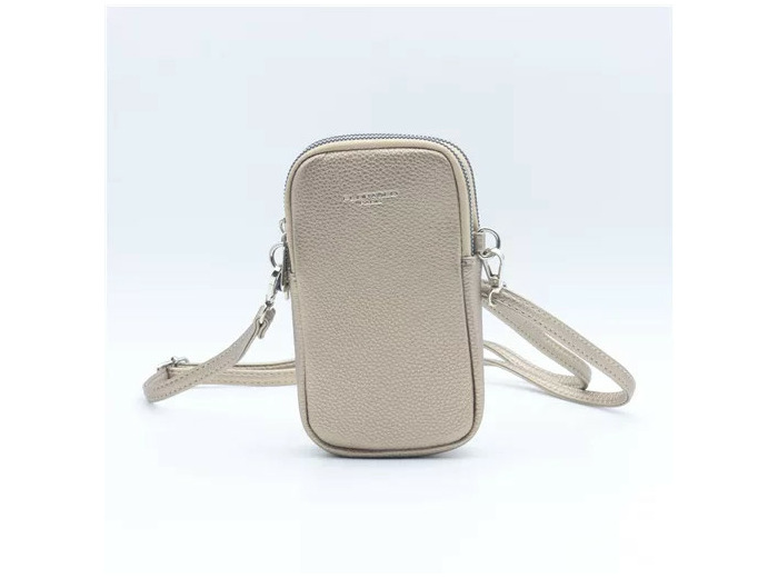 P420- Pochette Téléphone Flora & Co (doré)