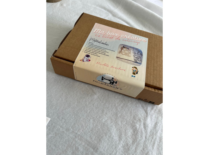 Kit couture livret de coloriage Ma box créative