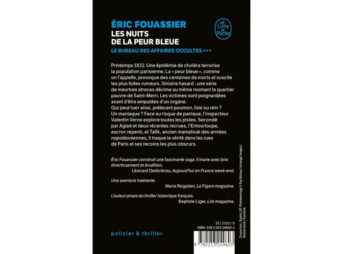 LES NUITS DE LA PEUR BLEUE (LE BUREAU DES AFFAIRES OCCULTES, TOME 3)