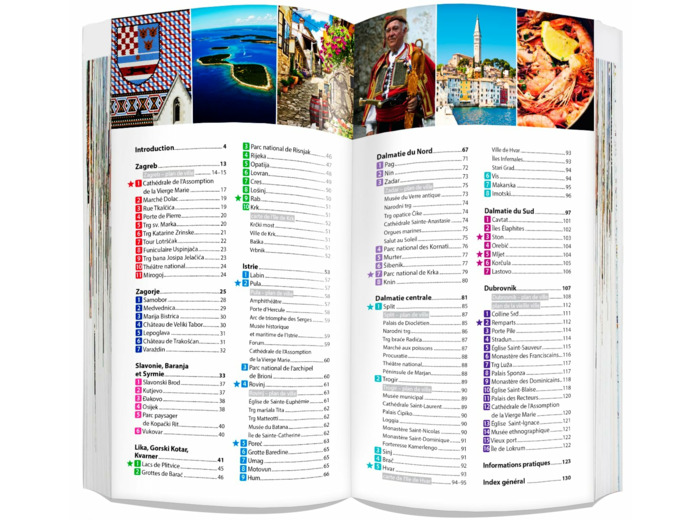 CROATIE (GUIDE ET CARTE LAMINEE)