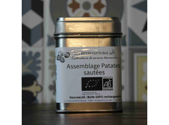 Assemblage à patates sautées - Boite métal