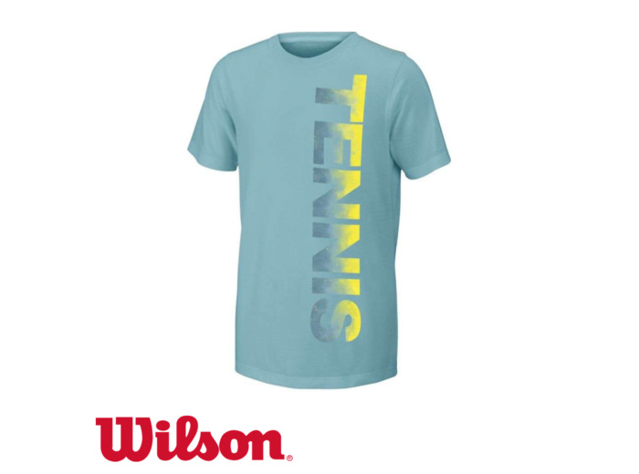 WILSON TENNIS TECH TEE-SHIRT Aqua