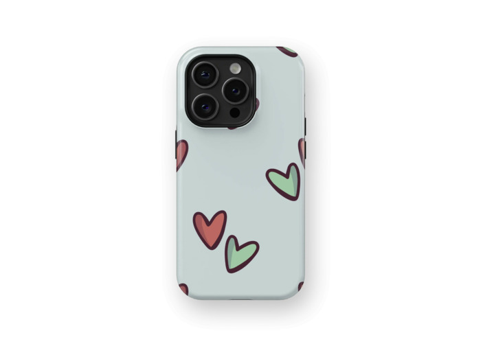 Little Hearts | Coque de téléphone 3D 2en1 Ultra-résistante