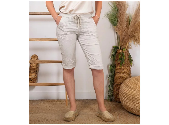 L729- Bermuda Coton Stretch (Tu) (beige)