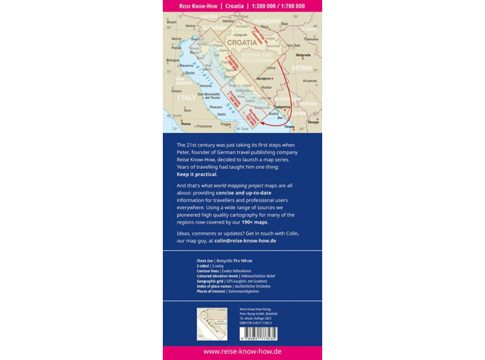 CROATIE - 1/300.000 ET 1/700.000