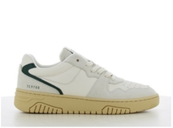 Low Sneakers - Off White / Dark Green - SJ
