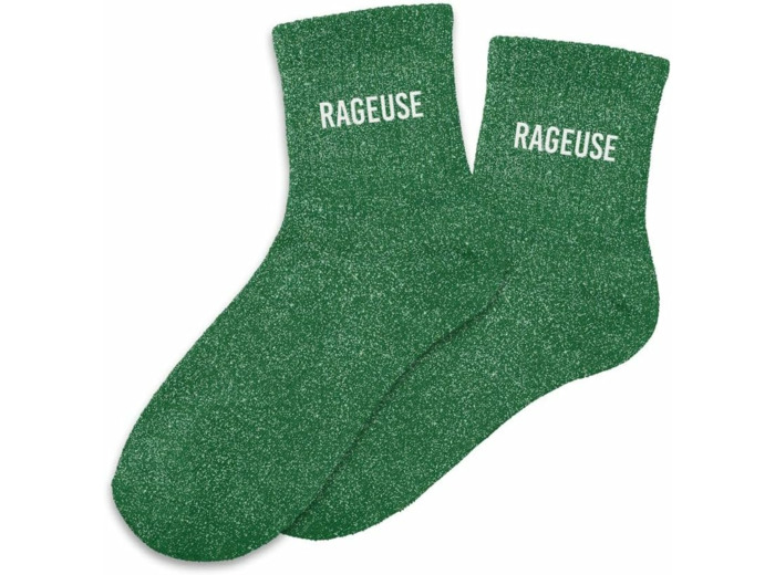 Chaussettes paillettes rageuse