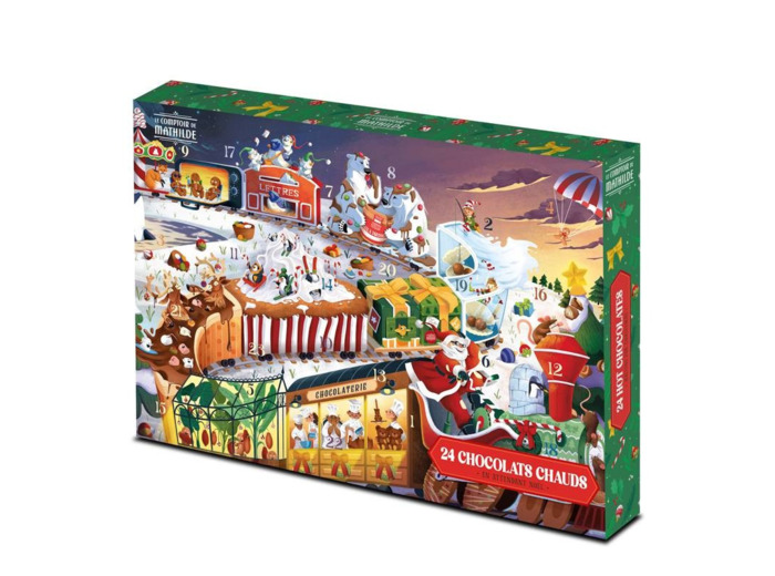 Coffret 24 Chocolats Chauds En Attendant Noël 24X25G