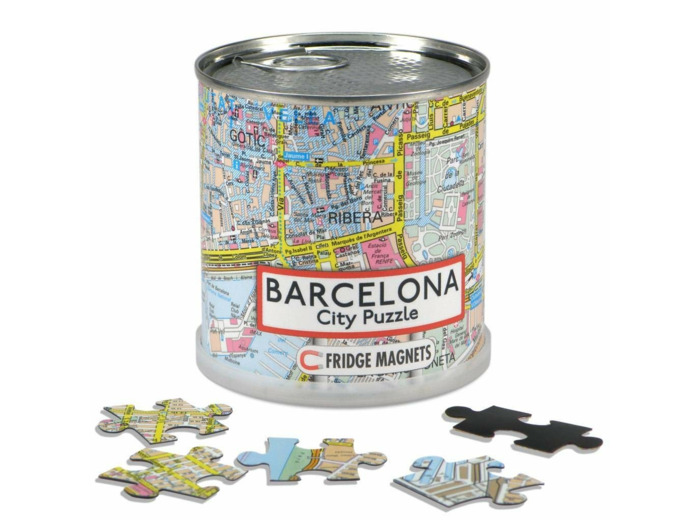 CITY PUZZLE BARCELONE 100 PIECES MAGNET.