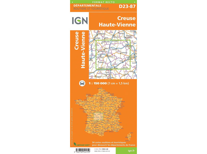 D23 D87 CREUSE HAUTE-VIENNE