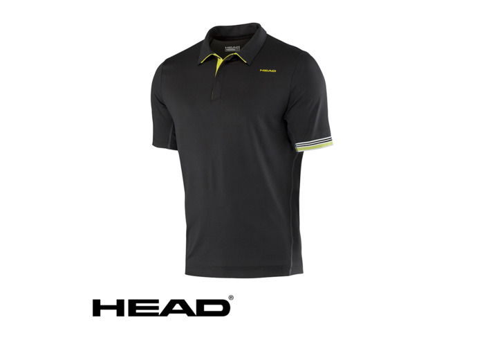 HEAD POLO SHIRT PERFORMANCE Black