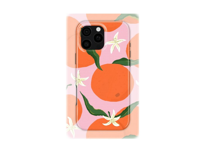 Orange Delight | Coque de téléphone 3D 2en1 Ultra-résistante