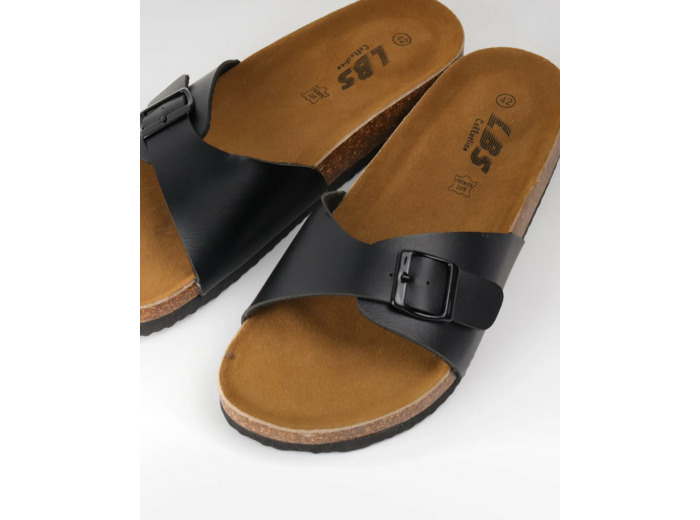 Claquettes Homme Black - Thierry - LBS