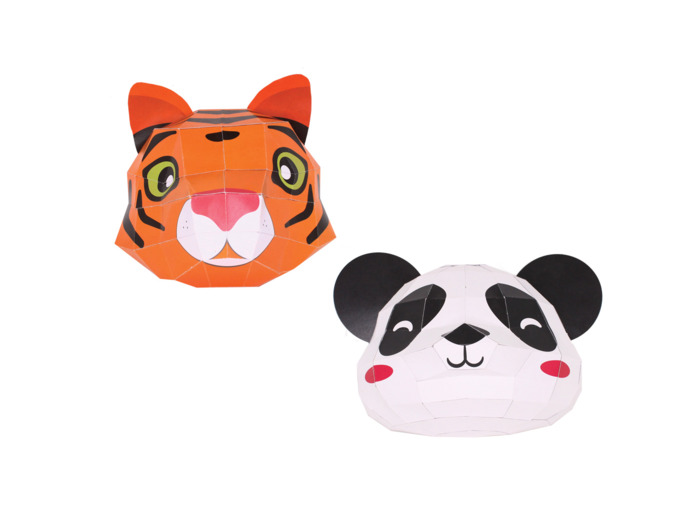 Easy Peasy Panda & Tigre en Papier