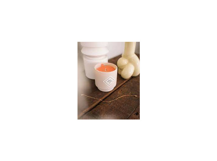 Bougie avec bijou LA PETITE ATTENTION - CORAIL (Bracelet)