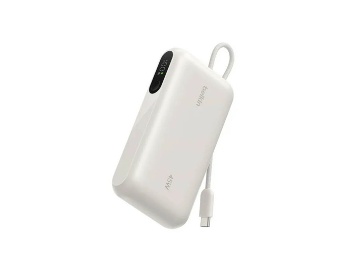 BELKIN Batterie externe 10 000/20 000 mAh 1 USB-C PD 45W + 1 USB-A 18W + Câble USB-C