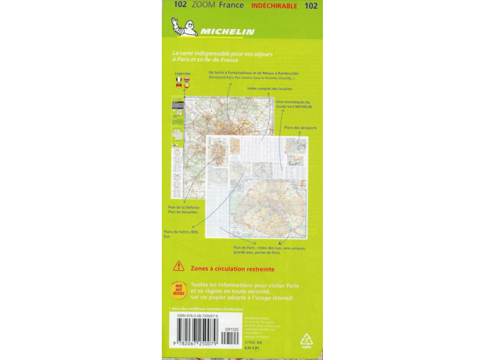 CARTE ZOOM PARIS ET SES ALENTOURS