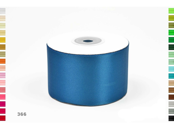 Ruban satin bleu navy 366 largeur 50 mm