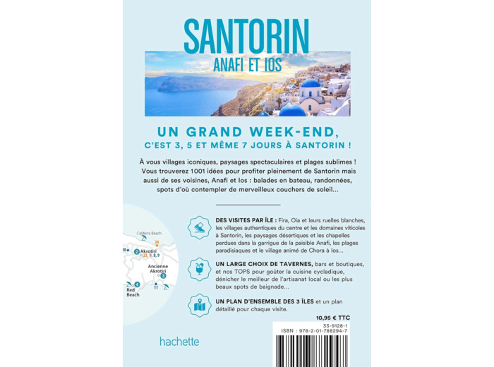 SANTORIN, ANAFI, IOS GUIDE UN GRAND WEEK-END