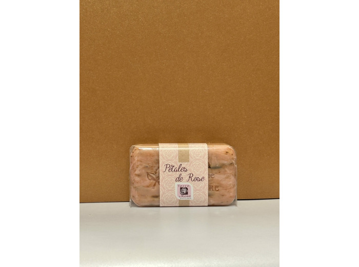 Savon aux pétales de rose  (100g)