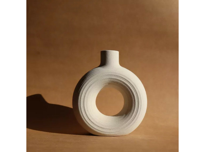 Vase circulaire en céramique