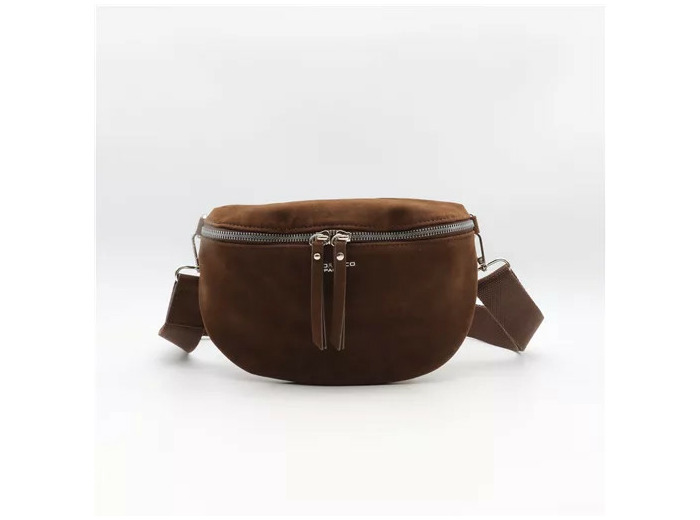 P394- Banane aspect Daim Flora & Co (marron)