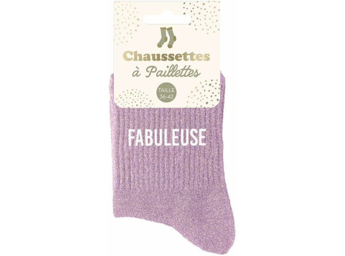 STC Chaussettes paillettes fabuleuse