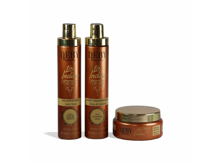 Home Care Lisa Indian - Shampoing, Après-Shampoing et masque