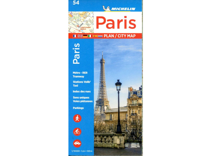 PLANS DE VILLE MICHELIN FRANCE - PLAN PARIS