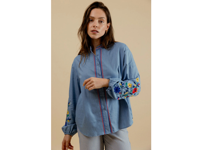 Teresa - Chemise avec broderie