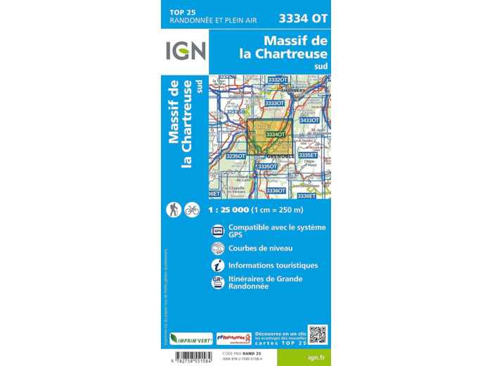 3334OT MASSIF CHARTREUSE SUD