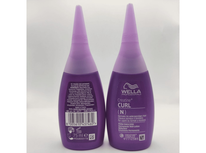 2 Réducteur permanente Curl (N) - Cheveux normaux à résistants - 2x75ml