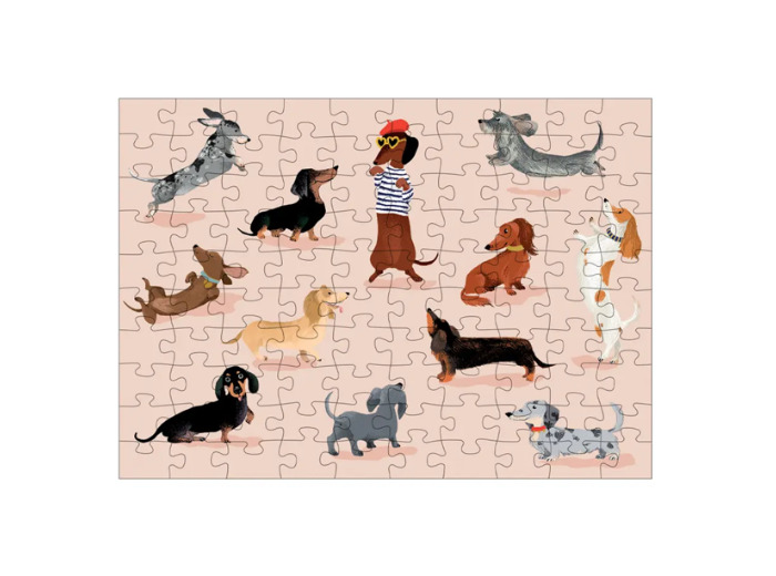 Puzzle Mini Cartesdart Teckels