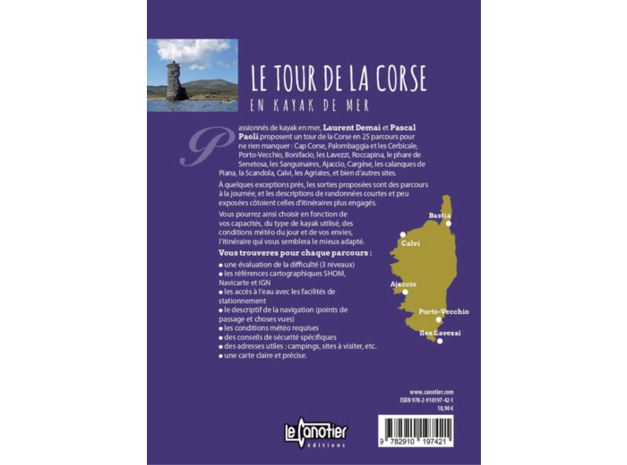 LE TOUR DE LA CORSE EN KAYAK DE MER