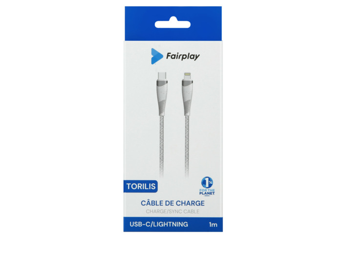 FAIRPLAY TORILIS Câble USB-C vers Lightning 1m